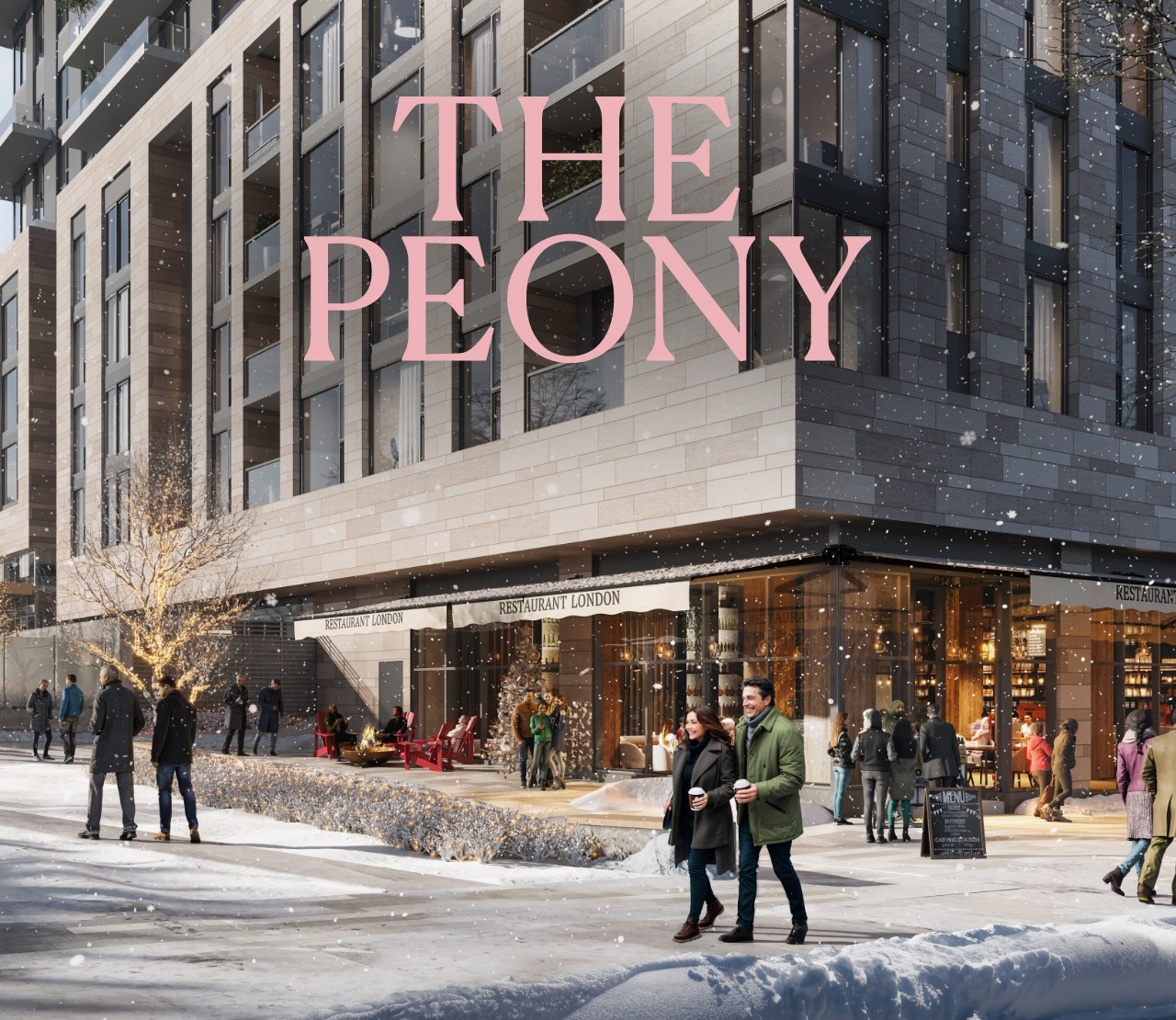 Winter at ForêtTM Forest Hill's The Peony